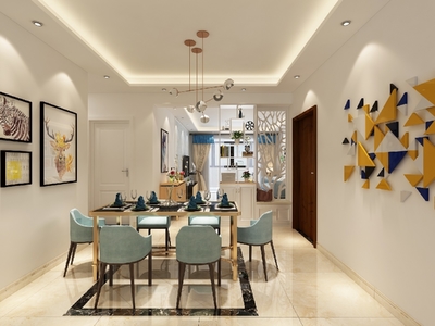 140平現(xiàn)代簡(jiǎn)約三居裝修效果案例 綠苑小區(qū)何女士雅居實(shí)景賞析